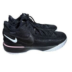 Nike Zoom LeBron NXXT Gen Black White‎ Silver Mens Basketball Shoes